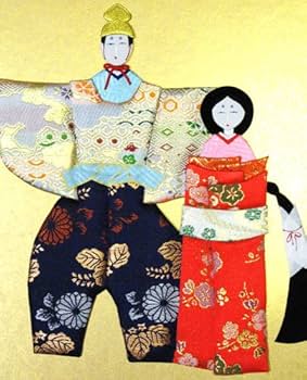 ヨシゾウです。立ち雛　色紙絵　お雛様　見本 お雛様掛軸 (掛け軸) 色紙掛セット 約横31cm×縦125cm 立雛色紙